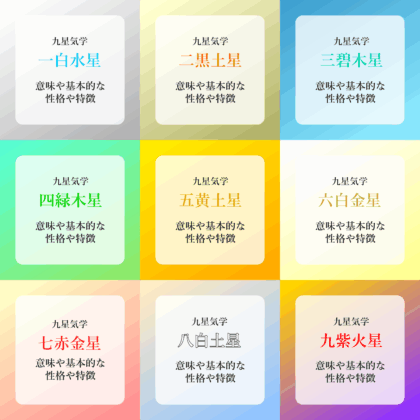 九星気学鑑定プラン