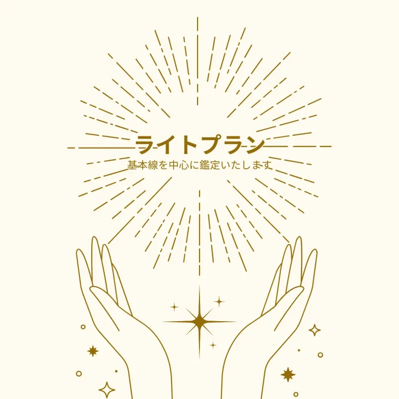 ライトプラン : 手相鑑定