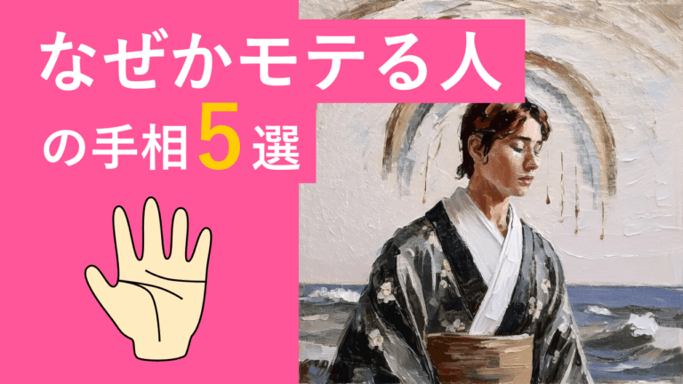 【手相】なぜかモテる人の手相5選《モテ線・人気線》