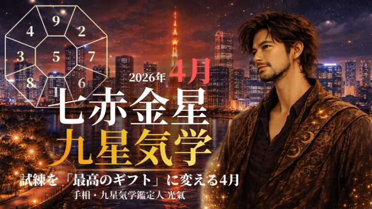 【九星気学】七赤金星の2026年4月(4/5~5/4)の月の運勢
